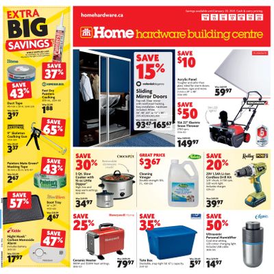 Home Hardware Building Centre (ON) Flyer January 14 to 20