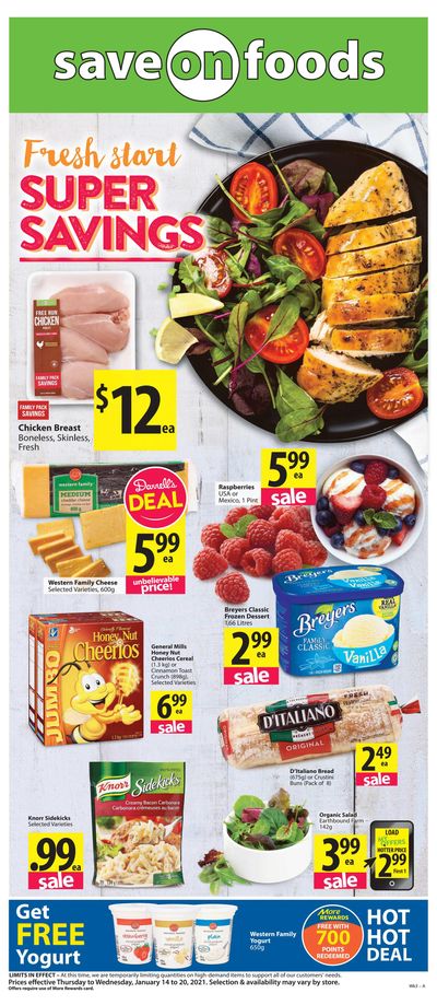 Save on Foods (BC) Flyer January 14 to 20
