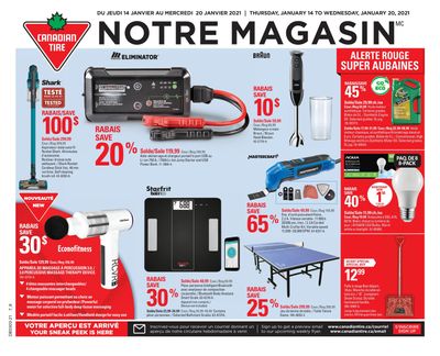 Canadian Tire (QC) Flyer January 14 to 20