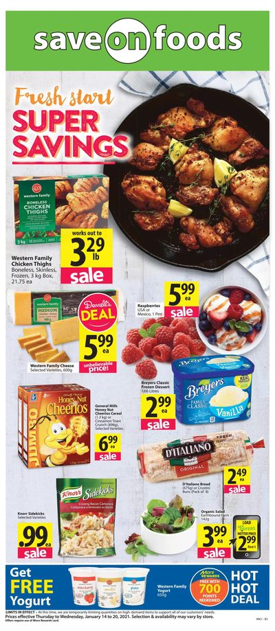 Save on Foods (AB) Flyer January 14 to 20