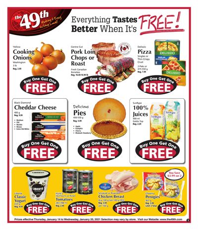 The 49th Parallel Grocery Flyer January 14 to 20