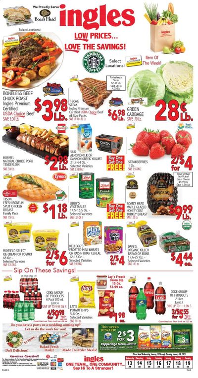 Ingles Weekly Ad Flyer January 13 to January 19