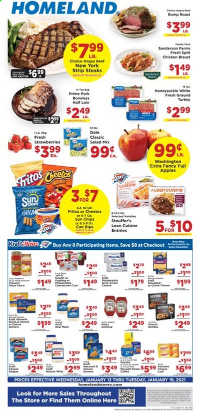 Homeland (OK, TX) Weekly Ad Flyer January 13 to January 19