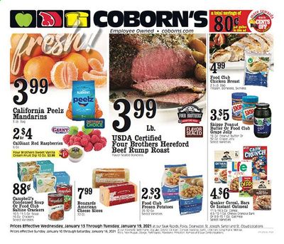 Coborn's (MN, SD) Weekly Ad Flyer January 13 to January 19