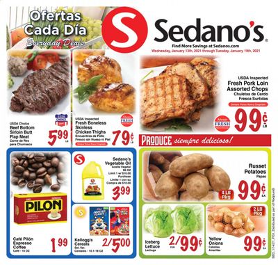 Sedano's (FL) Weekly Ad Flyer January 13 to January 19