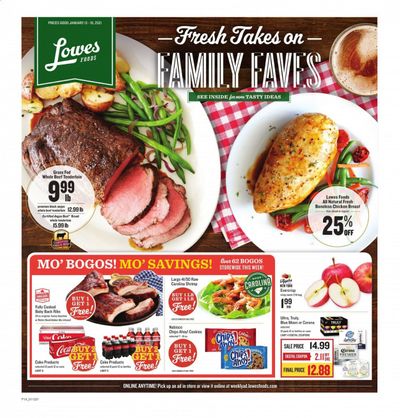 Lowes Foods Weekly Ad Flyer January 13 to January 19