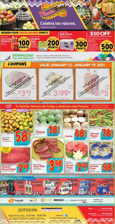 Fiesta Foods SuperMarkets Weekly Ad Flyer January 13 to January 19