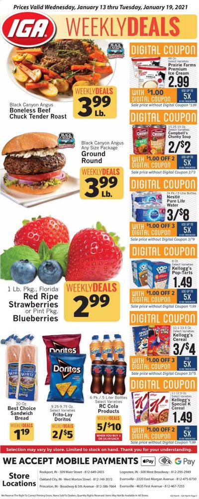 IGA Weekly Ad Flyer January 13 to January 19
