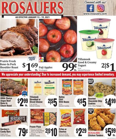 Rosauers Weekly Ad Flyer January 13 to January 19 Rosauers Weekly Ad Flyer January 13 to January 19