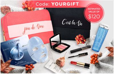 Lancôme Canada Deals: FREE 7 Gift (Value Of $120) with Purchase + More Offers