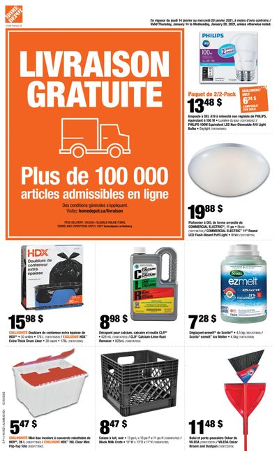 Home Depot (QC) Flyer January 14 to 20