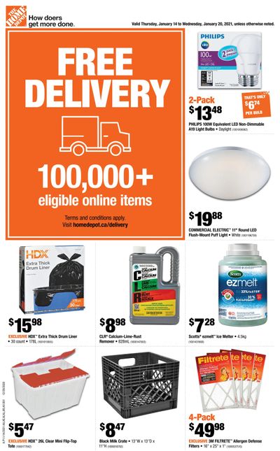Home Depot (ON) Flyer January 14 to 20