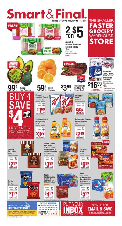 Smart & Final Weekly Ad Flyer January 13 to January 19, 2021