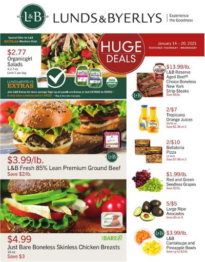 Lunds & Byerlys Weekly Ad Flyer January 14 to January 20, 2021