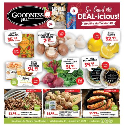 Goodness Me Flyer January 14 to 27
