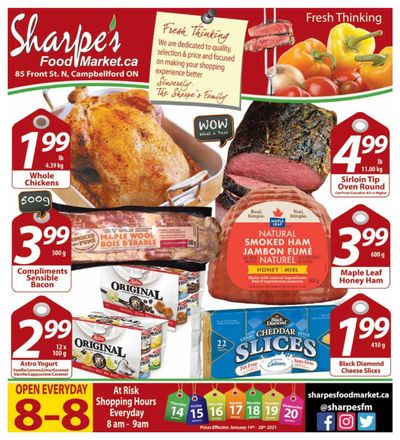 Sharpe's Food Market Flyer January 14 to 20