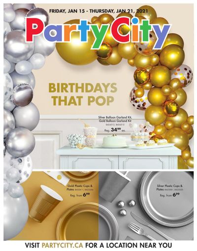 Party City Flyer January 15 to 21