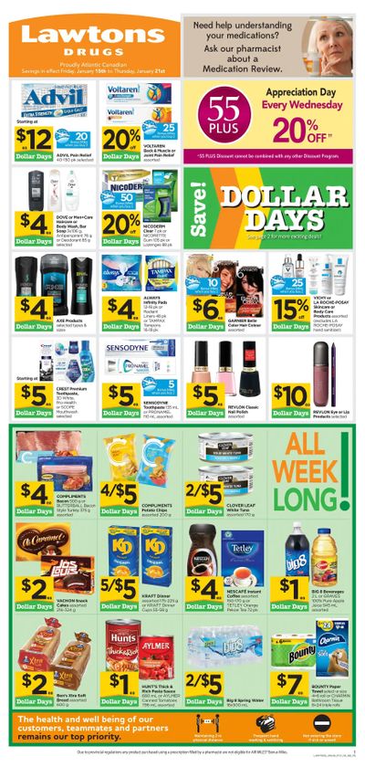 Lawtons Drugs Flyer January 15 to 21