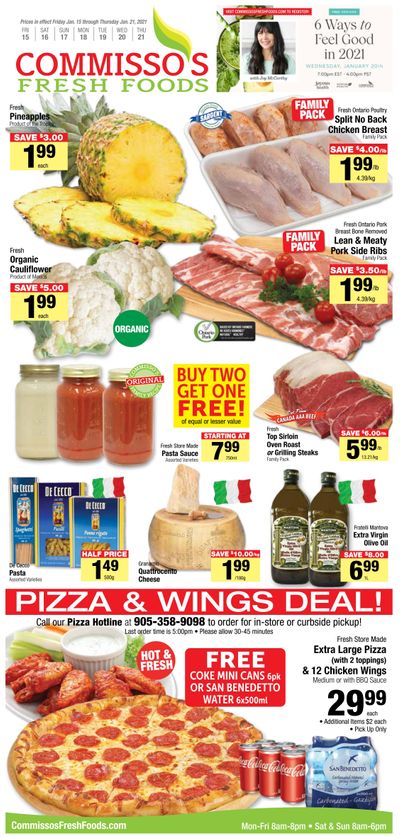Commisso's Fresh Foods Flyer January 15 to 21