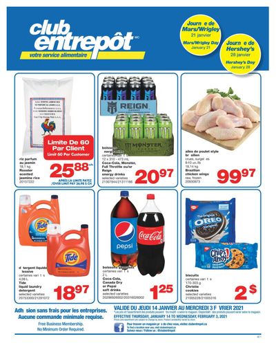 Wholesale Club (QC) Flyer January 14 to February 3