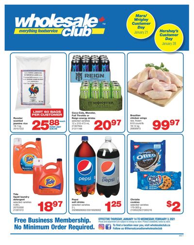 Wholesale Club (West) Flyer January 14 to February 3