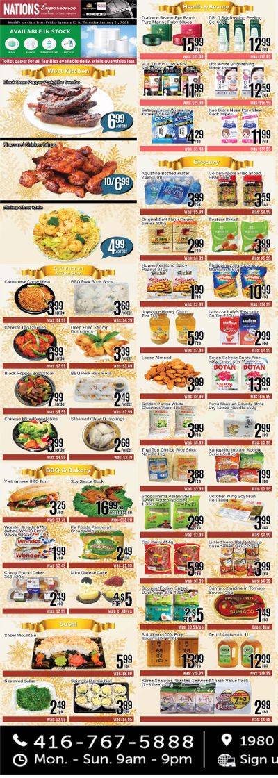 Nations Fresh Foods (Toronto) Flyer January 15 to 21