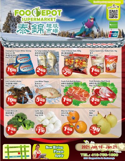 Food Depot Supermarket Flyer January 15 to 21