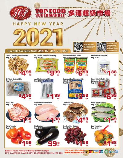 Top Food Supermarket Flyer January 15 to 21