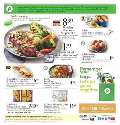 Publix (AL, FL, GA, NC, SC, TN, VA) Weekly Ad Flyer January 14 to January 20