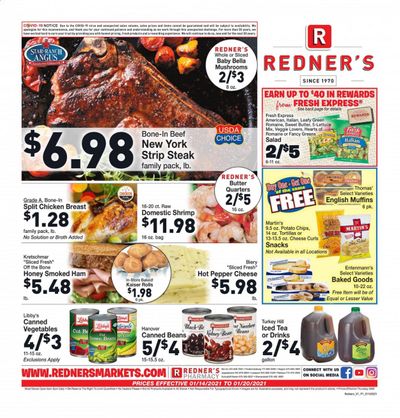 Redner's Markets Weekly Ad Flyer January 14 to January 20