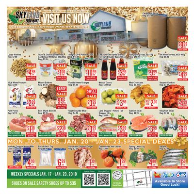 Skyland Food Mart Flyer January 17 to 23