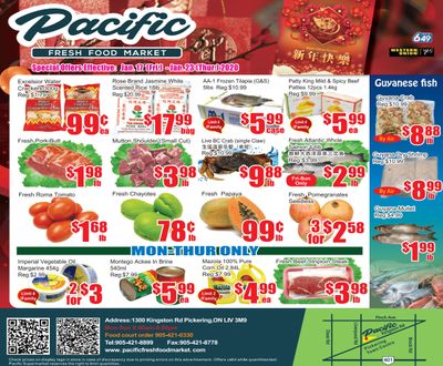Pacific Fresh Food Market (Pickering) Flyer January 17 to 23