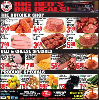 Big Red Markets Flyer January 17 to 23