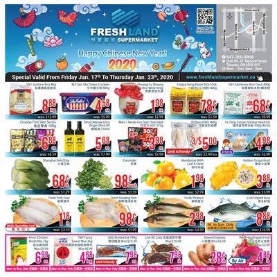 FreshLand Supermarket Flyer January 17 to 23