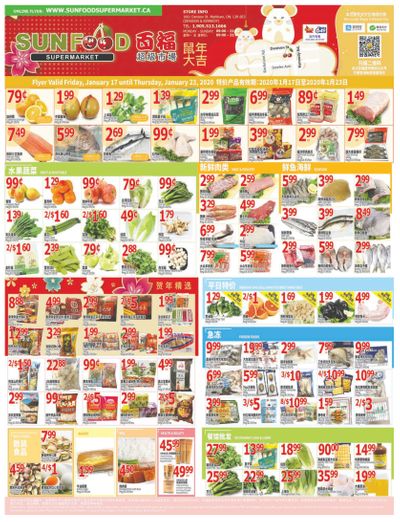 Sunfood Supermarket Flyer January 17 to 23