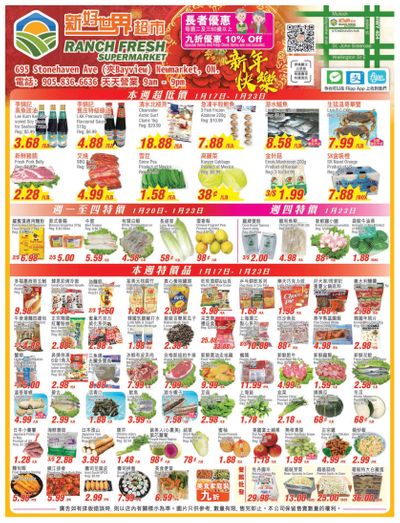 Ranch Fresh Supermarket Flyer January 17 to 23
