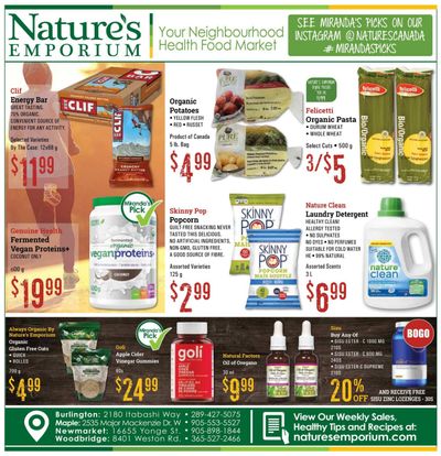 Nature's Emporium Flyer January 17 to 30