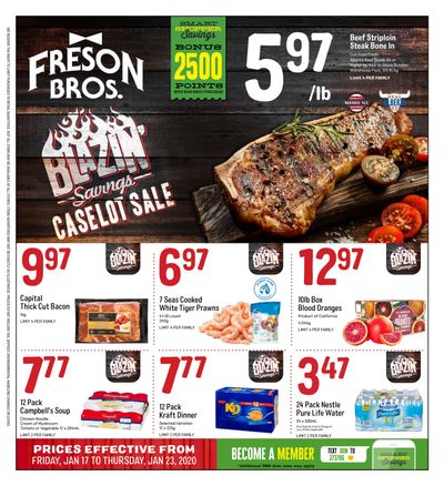 Freson Bros. Flyer January 17 to 23