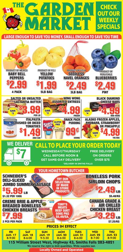 The Garden Market Flyer January 17 to 23