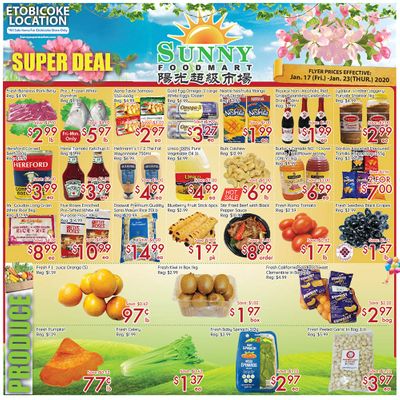 Sunny Foodmart (Etobicoke) Flyer January 17 to 23