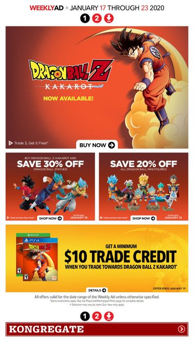 EB Games Flyer January 17 to 23