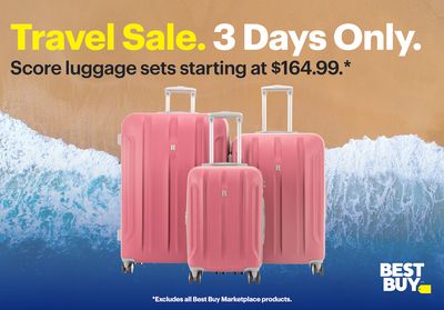 Best Buy Canada Travel Sale: Luggage Sets Starting at $164.99