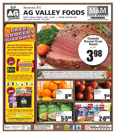 AG Foods Flyer January 15 to 21