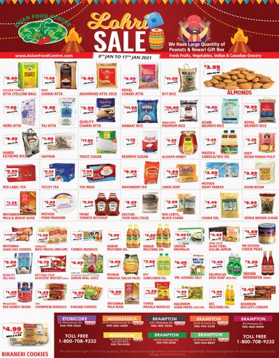 Asian Food Centre Flyer January 8 to 17