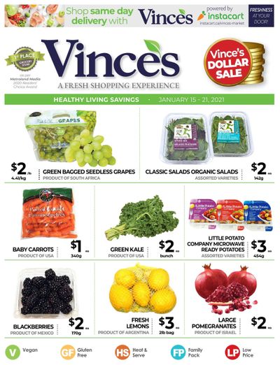 Vince's Market Flyer January 15 to 21
