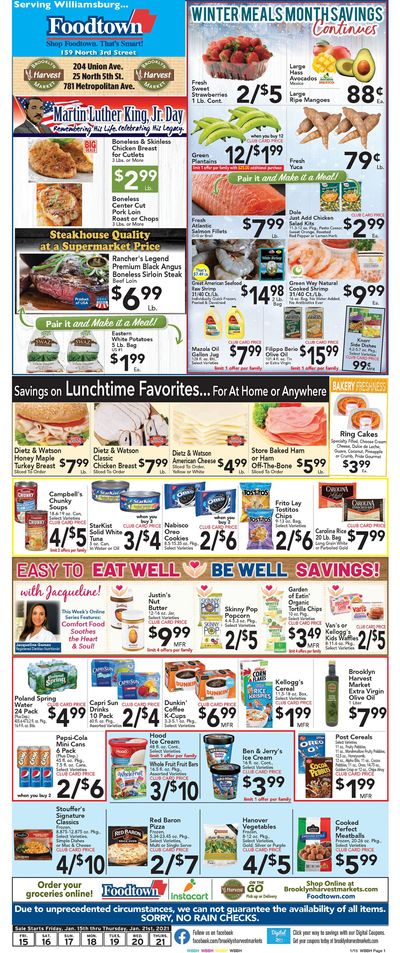 Brooklyn Harvest Market Weekly Ad Flyer January 15 to January 21, 2021
