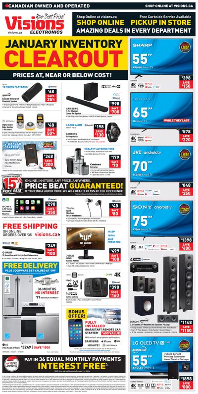 Visions Electronics Flyer January 15 to 21