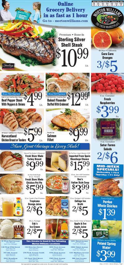 Morton Williams Weekly Ad Flyer January 15 to January 21, 2021