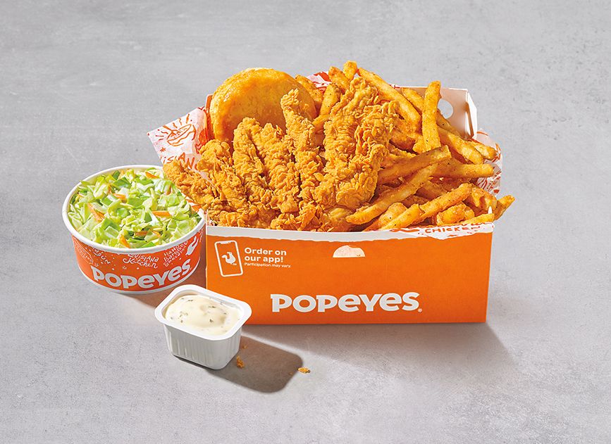 Popeyes the 6 Rip'n Chicken Big Box Back to the Menu for a