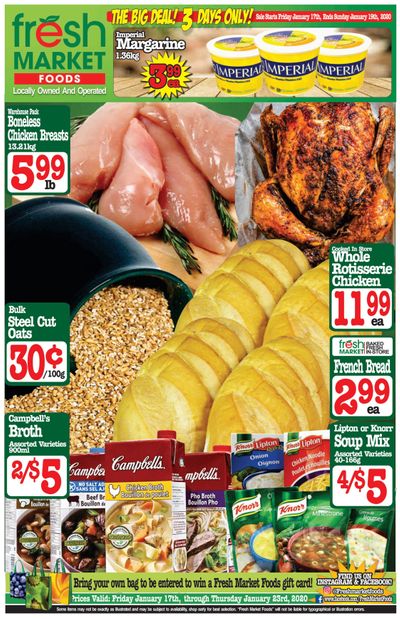 Fresh Market Foods Flyer January 17 to 23